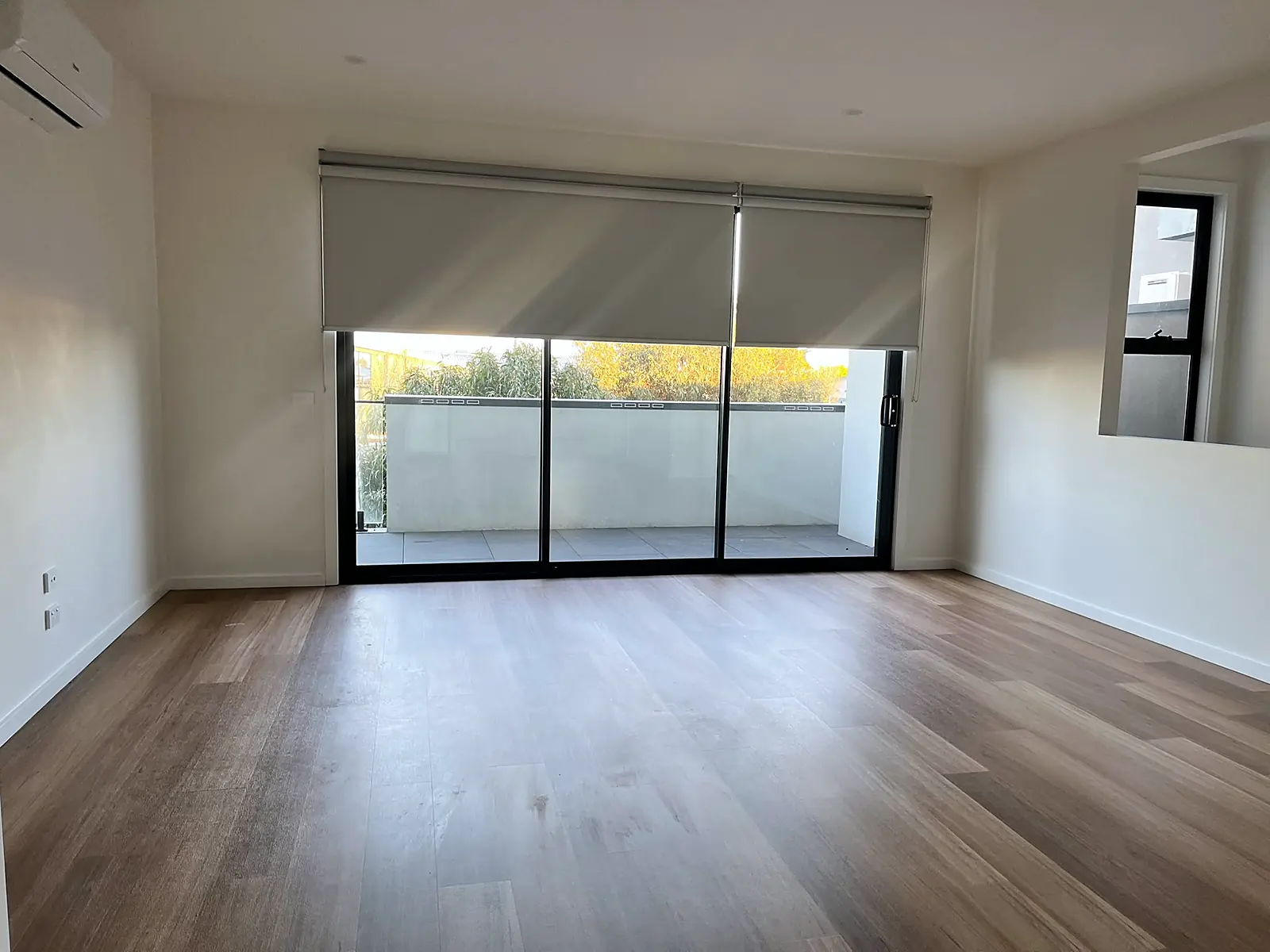 Empty open-plan living room before staging in a Craigieburn home